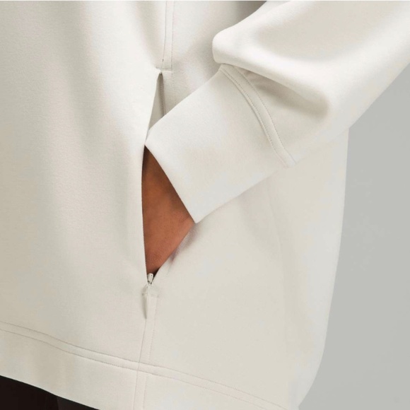 Lululemon athletica Model blend turtleneck tunic bone color cream/white/gray sz4 - Picture 3 of 8